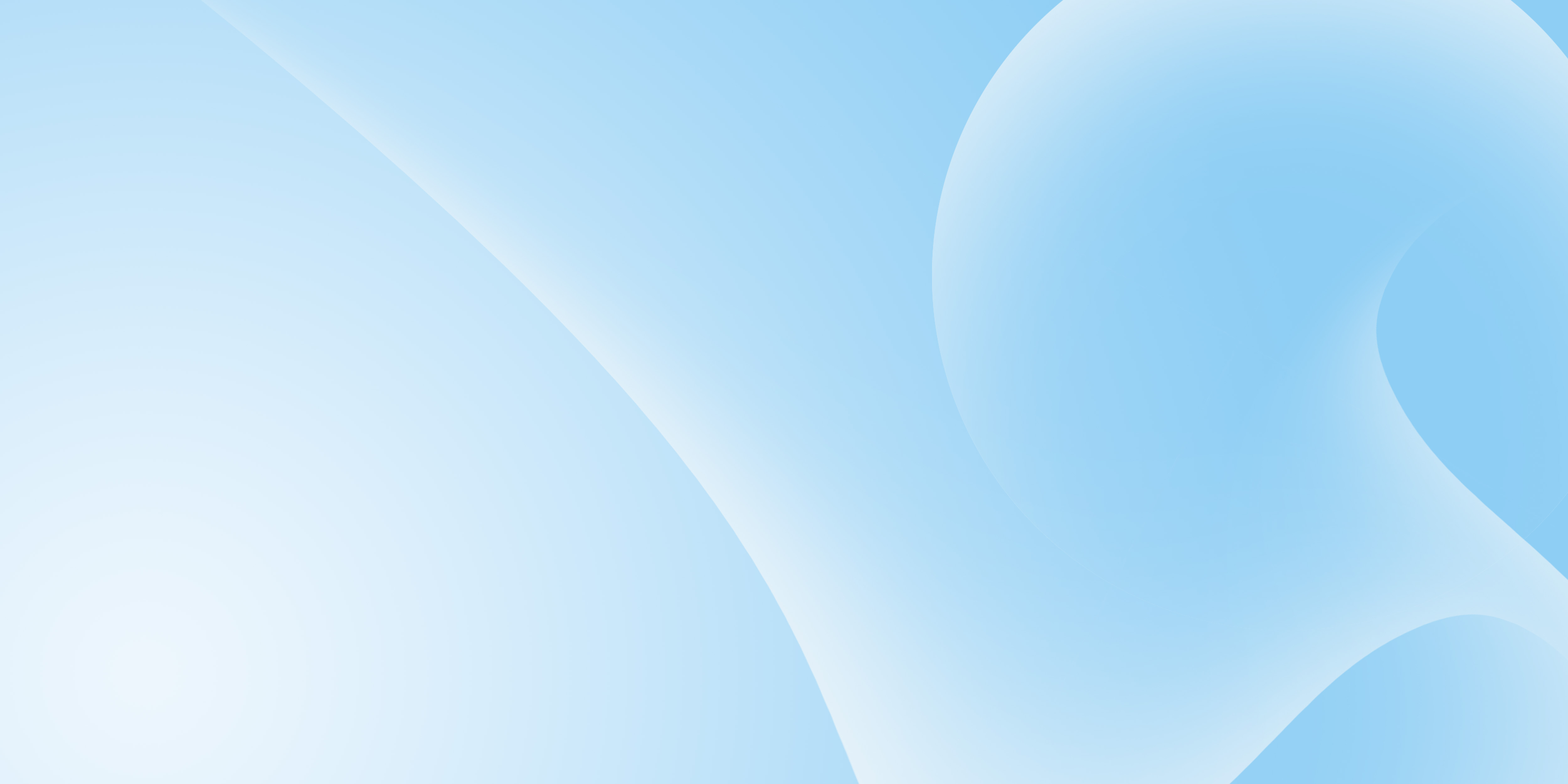Soft abstract blue gradient background with smooth, curved shapes and light shading.