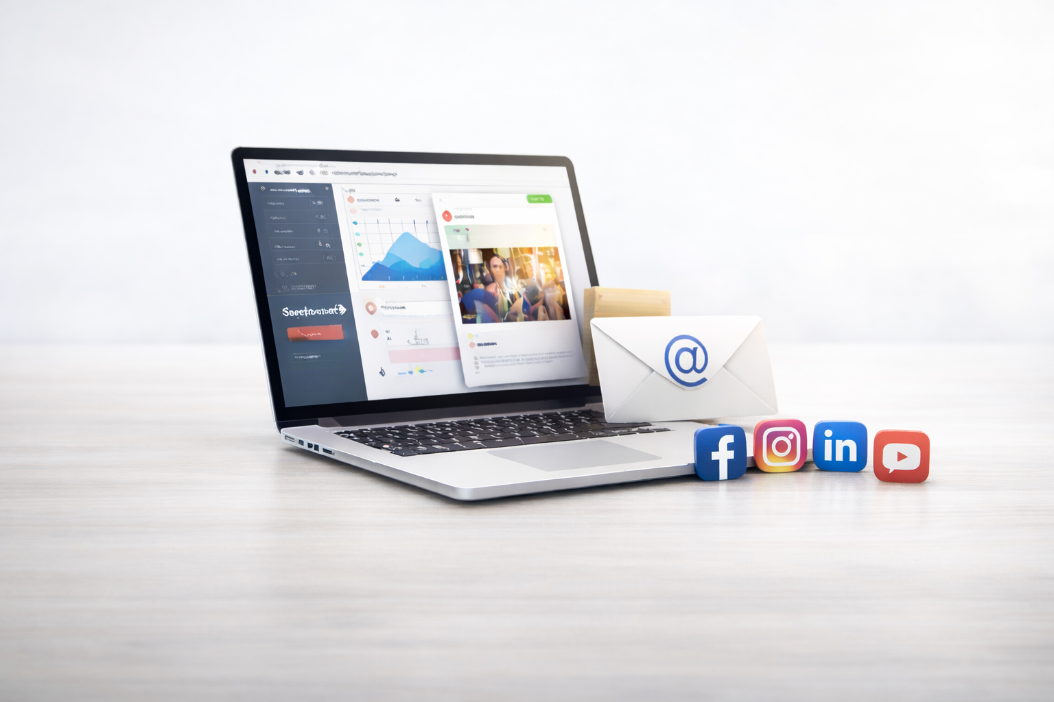 [interface] screenshot of core features interface (for an ai marketing tech company)
