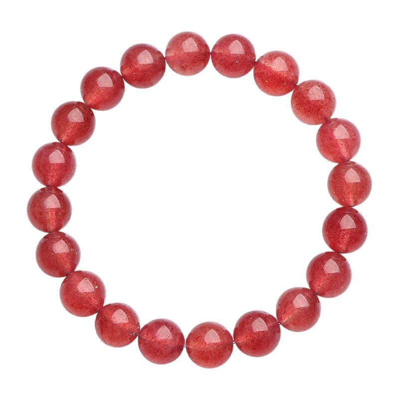 Strawberry Quartz — joy & connection. Example jewellery from our collection.