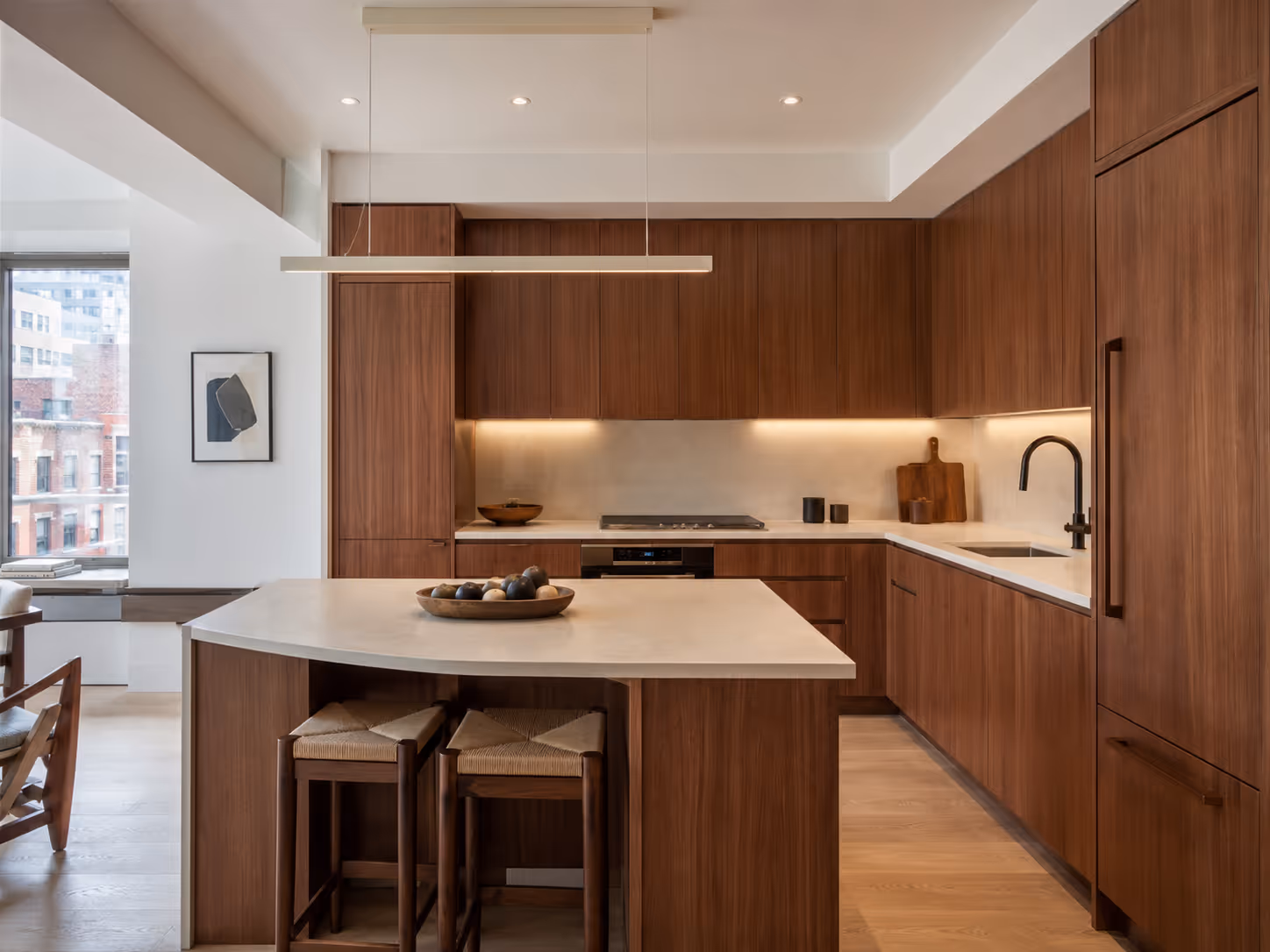 Chelsea custom cabinetry and built-ins for an apartment interior