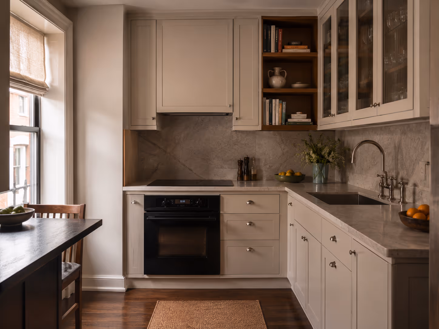 Greenwich Village custom cabinetry with tailored storage and shelving