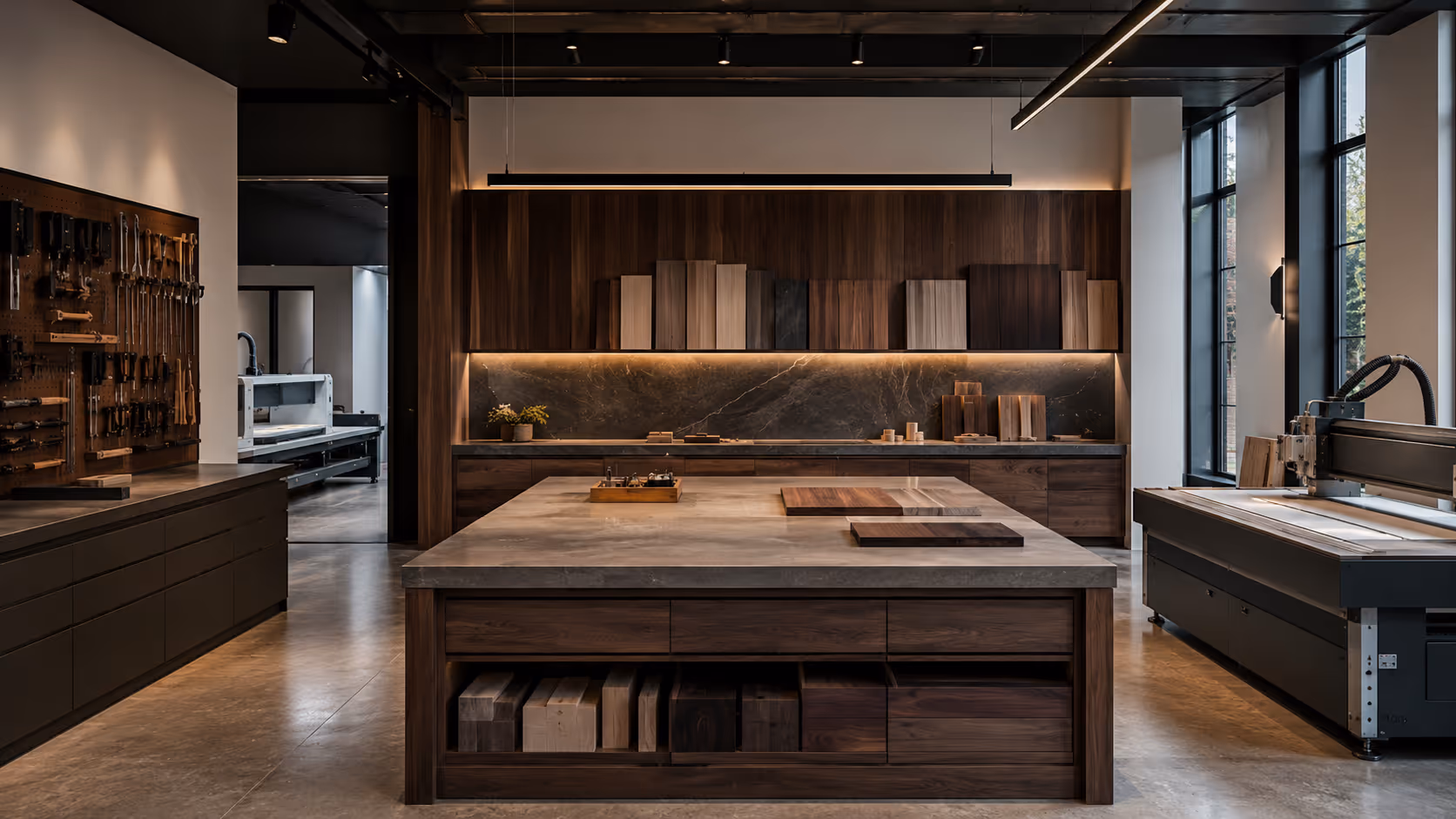 Custom millwork services for cabinetry, built-ins, and interiors