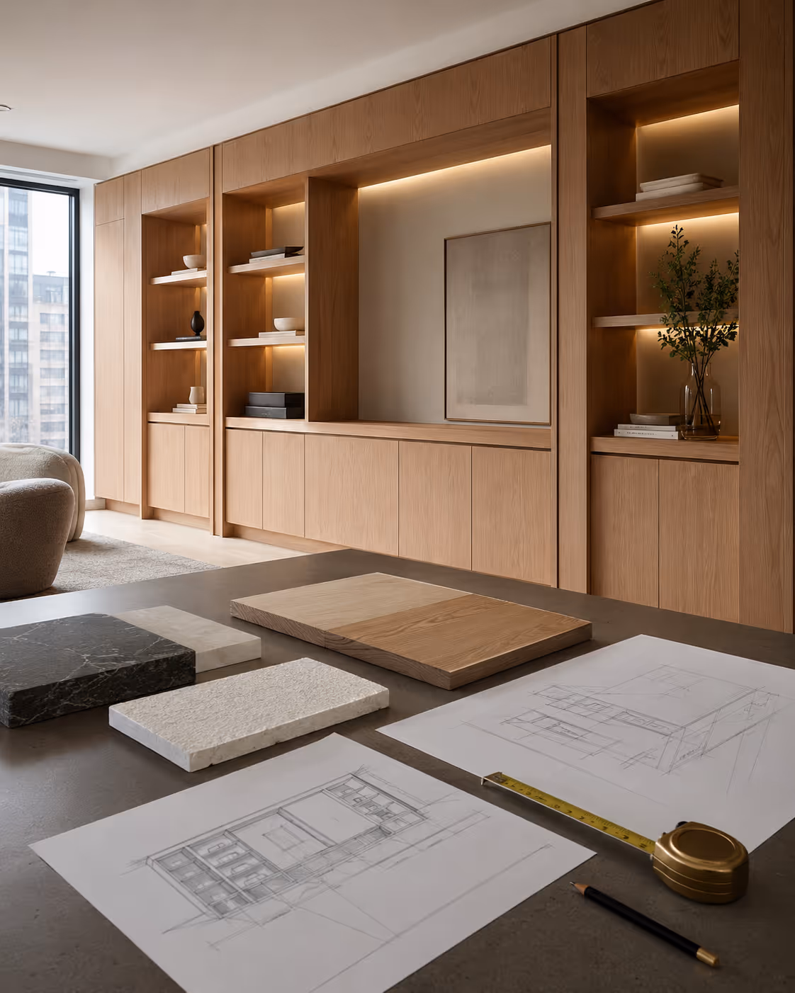 Residential custom millwork services for NYC apartments and homes