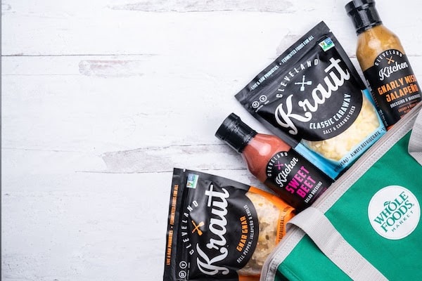 some bags of sauerkraut