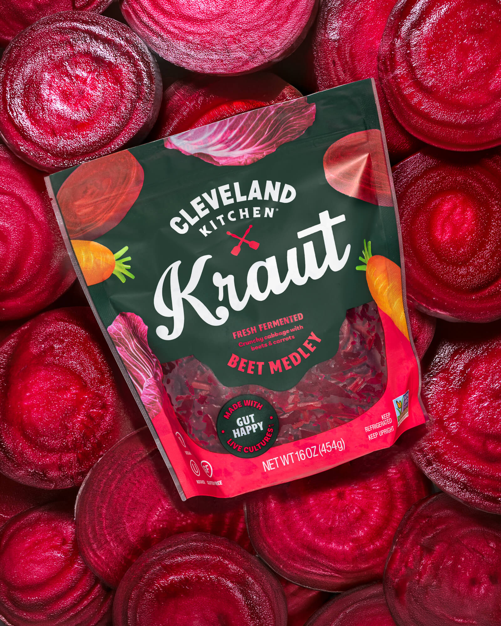 Beet Medley Sauerkraut