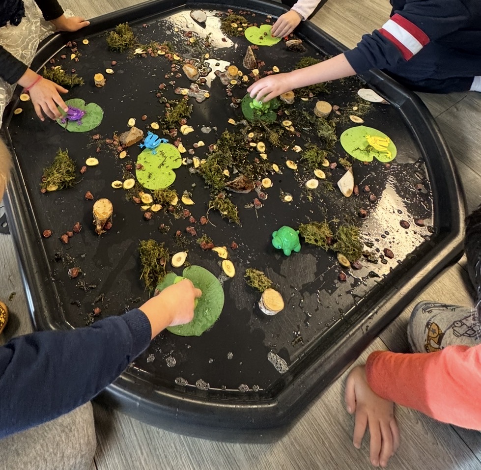 image of children playing in a daycare setting