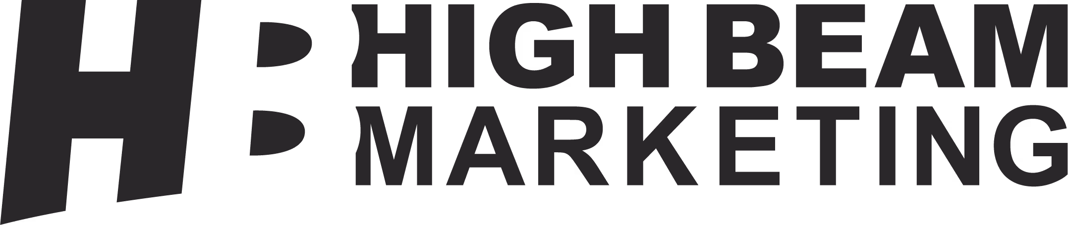 High Beam Marketing company logo with stylized letter H.