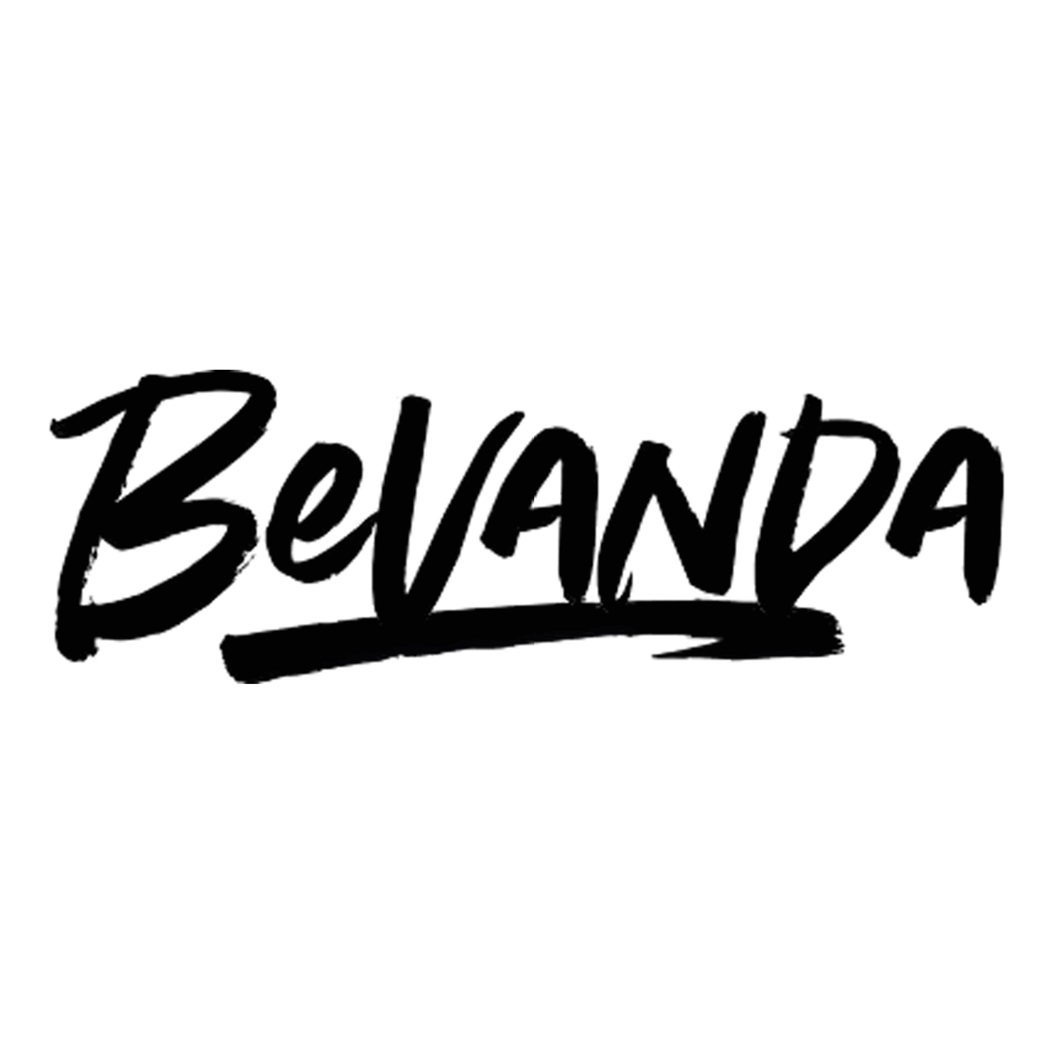 Bevanda text written in a stylized, brushstroke font with an underline.