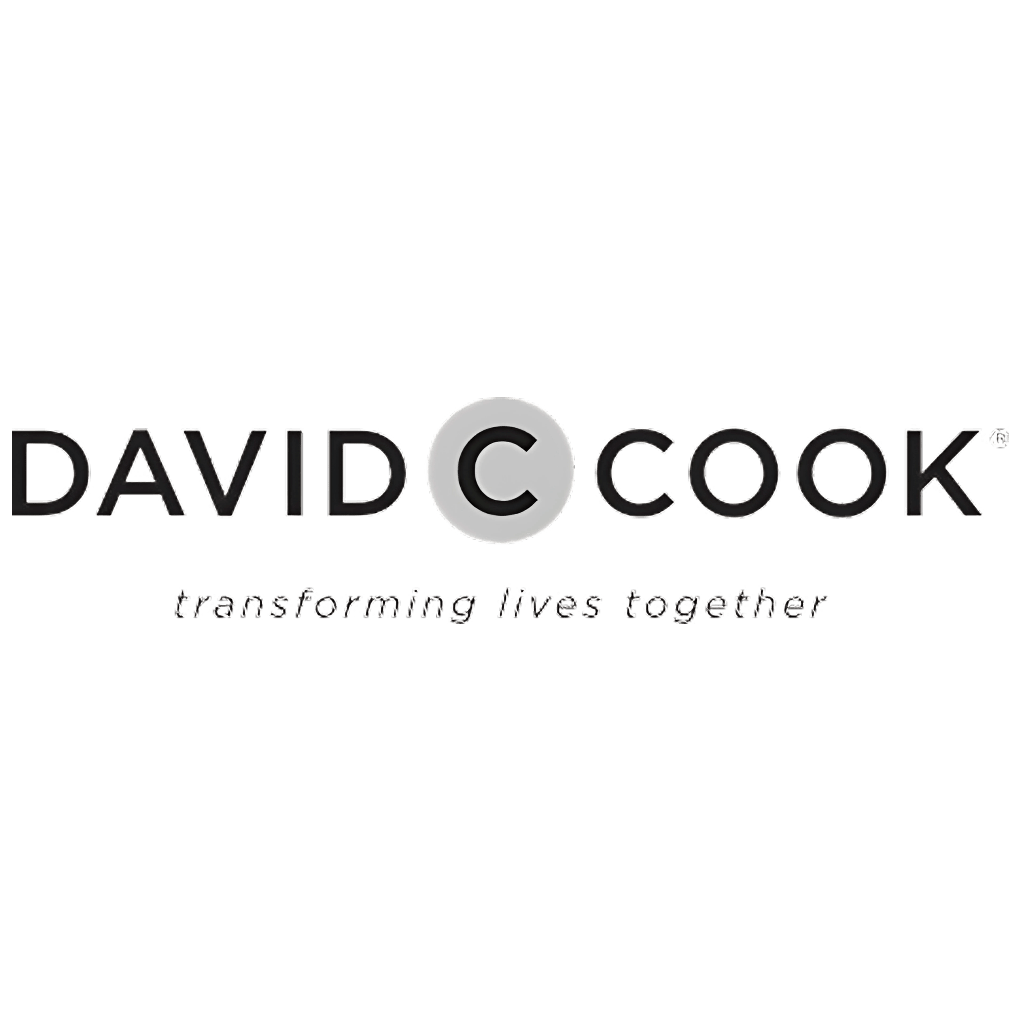 David C Cook logo with the tagline transforming lives together.