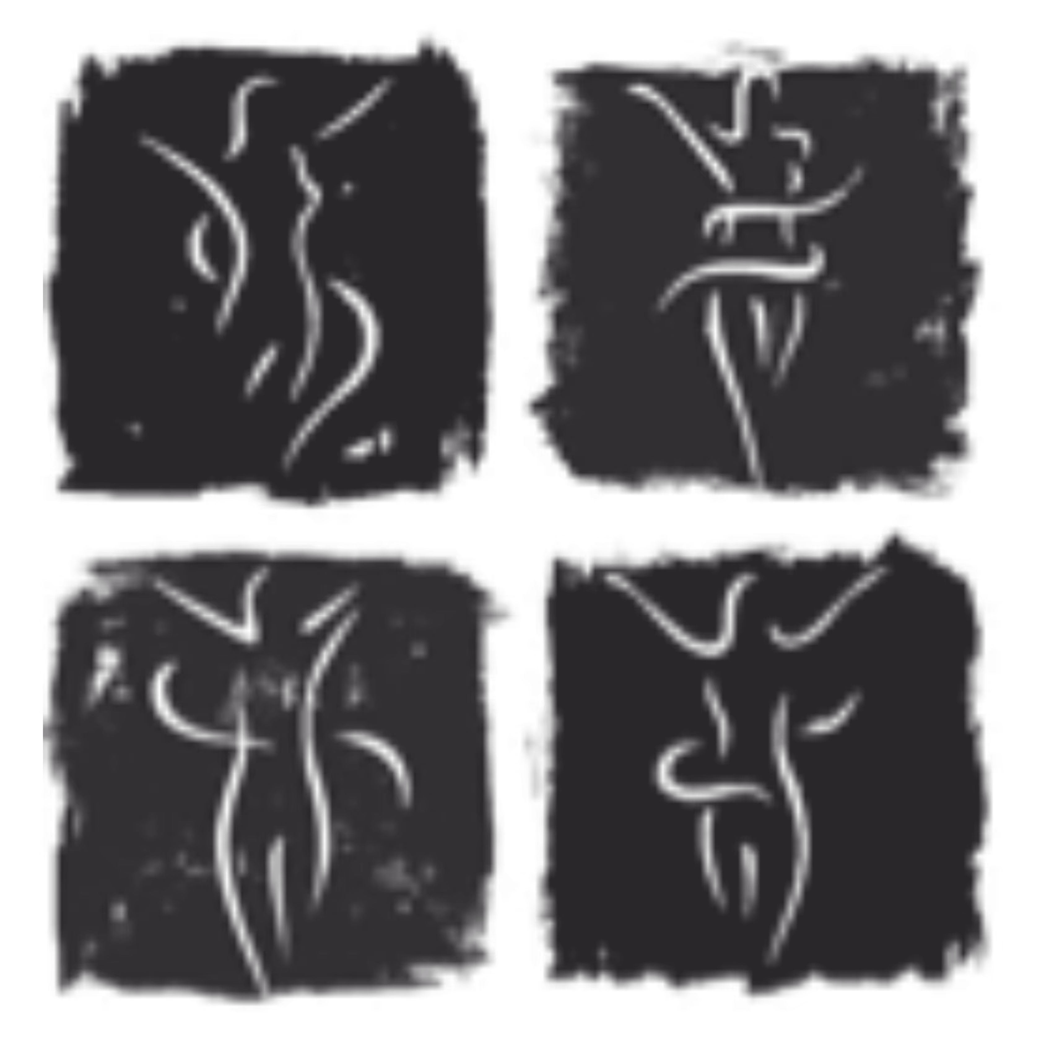 Diagram with four steps showing a person sitting in a yoga lotus pose, representing physical, mental, and spiritual practice: Yoga Posture, Breath Control, Meditation, and Mindfulness.