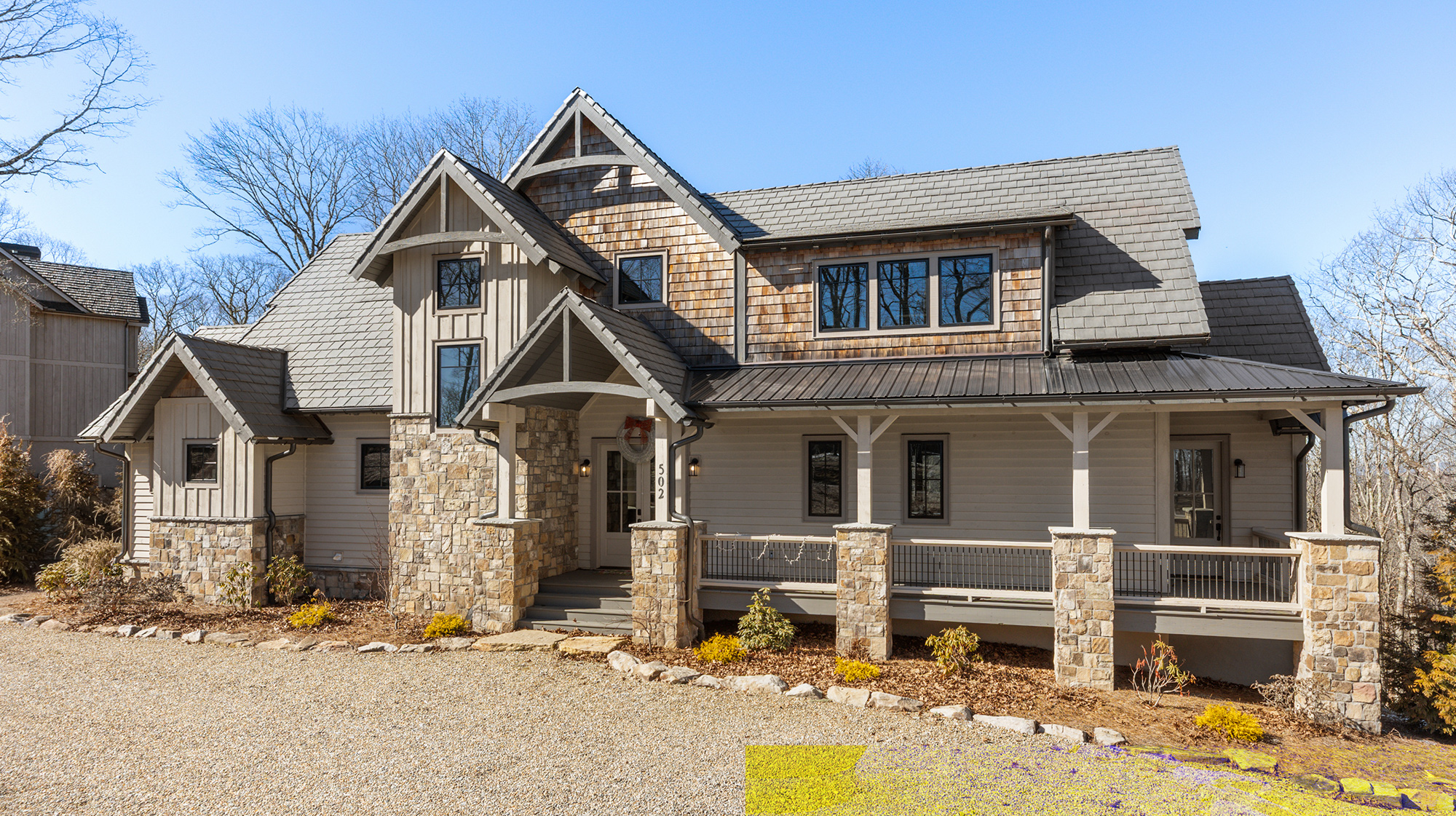 A beautiful custom home in Chinquapin NC built by Down River Builders.