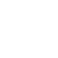 White circle with eight outward-pointing triangular notches evenly spaced around the edge on a black background.
