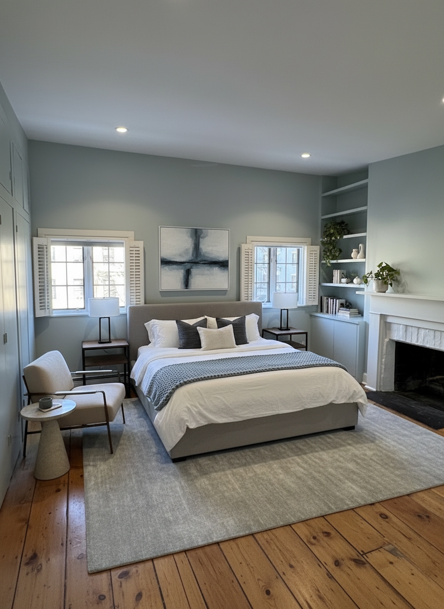 Decorated room — MONA render