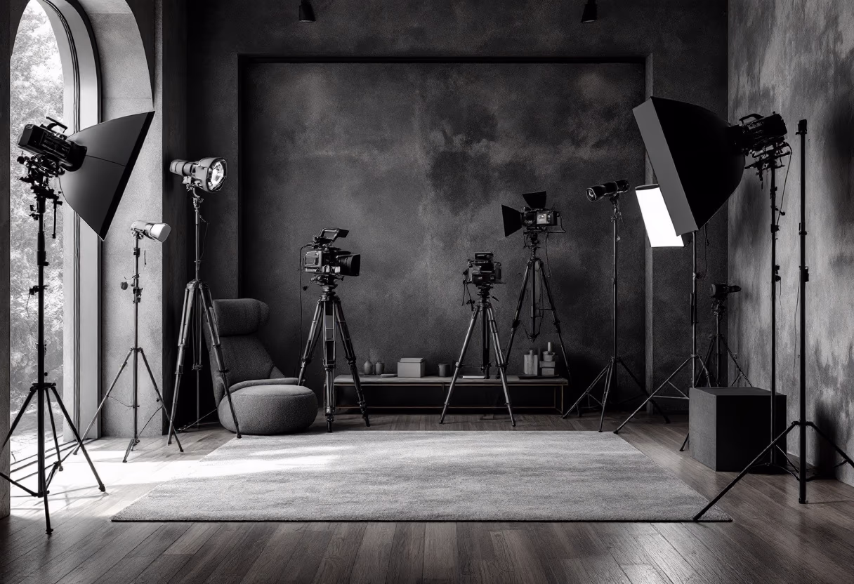 [background image] image of a film set