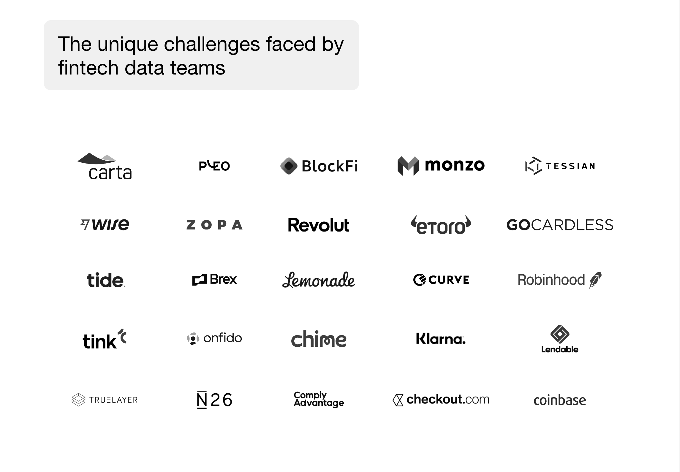 The unique challenges faced by fintech data teams