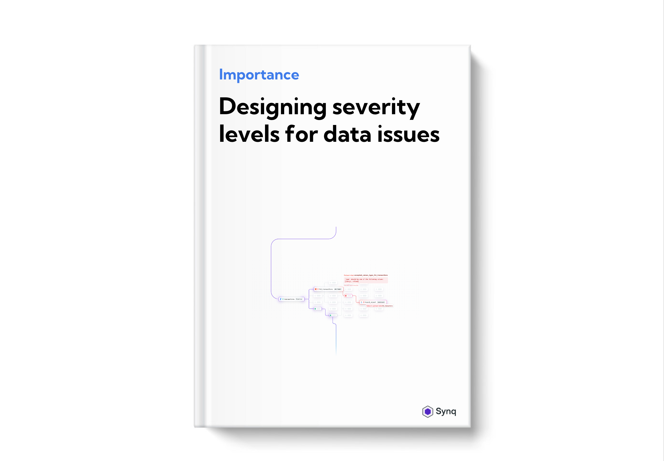 Designing severity levels for data issues