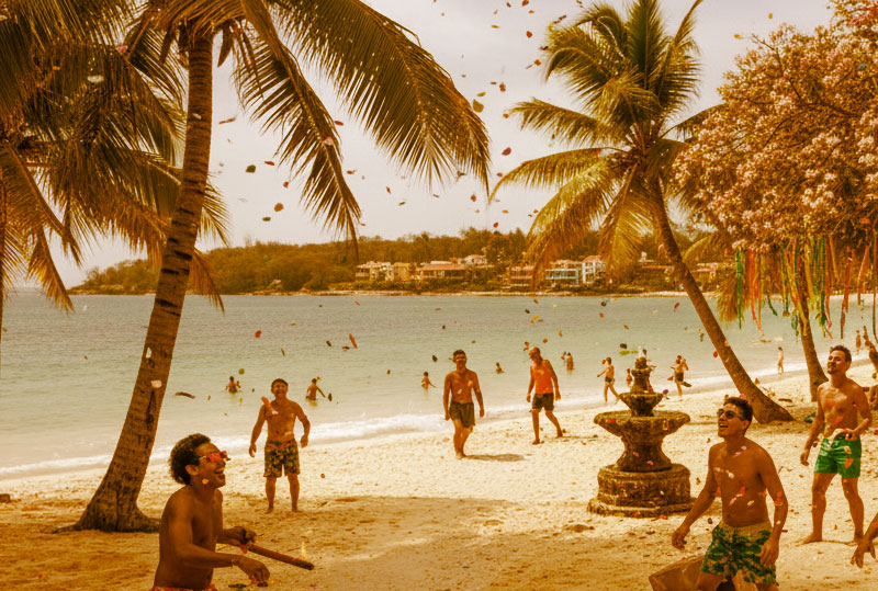 Family sitting at their table with a Bible on the table after the left the Dynamic Faith Ministries Bible study