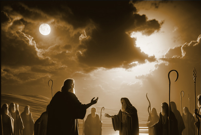 Family sitting at their table with a Bible on the table after the left the Dynamic Faith Ministries Bible study