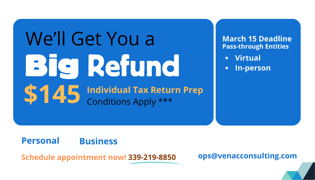 income tax preparation in Massachusetts