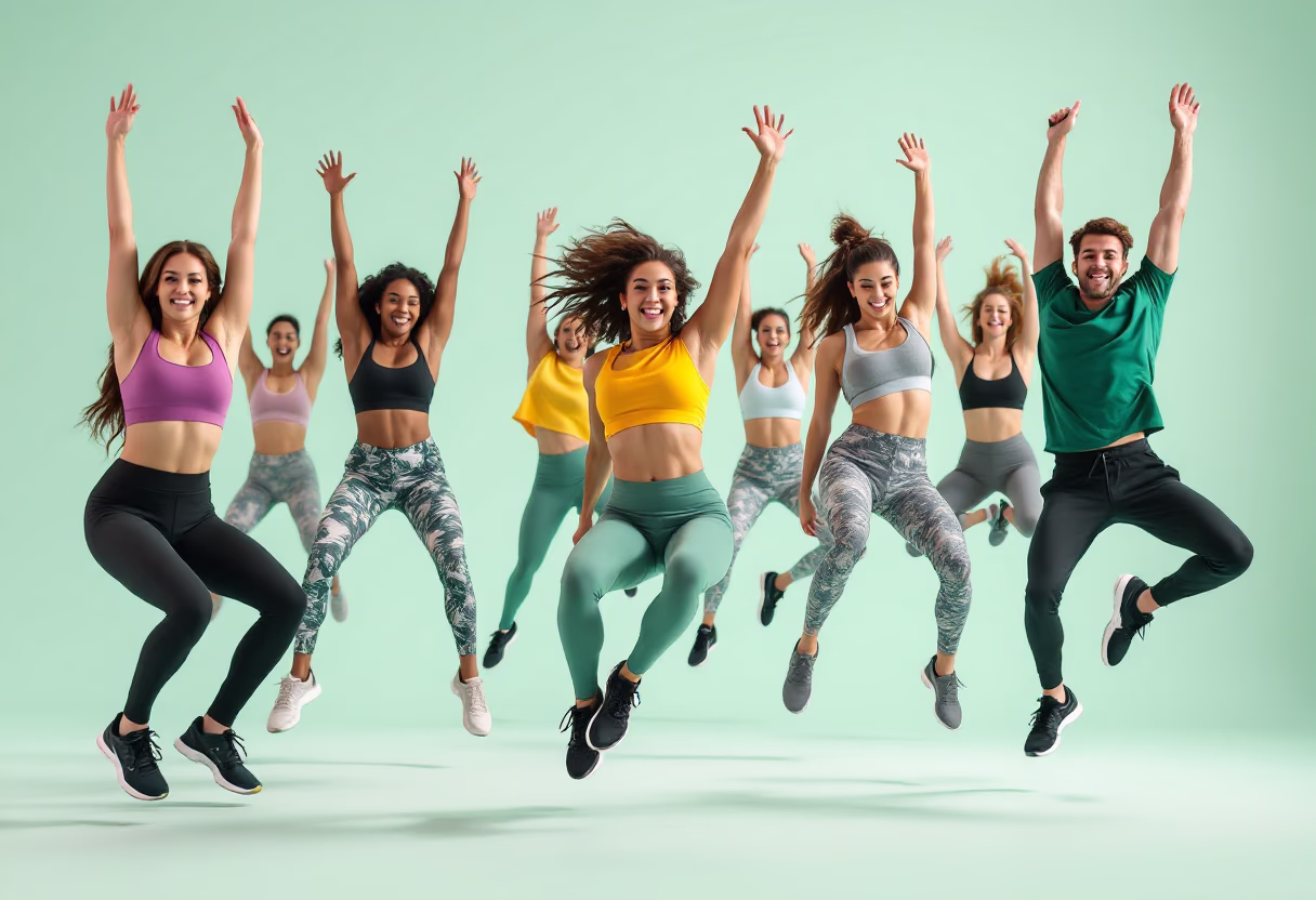 image of group class in action (for a gym)