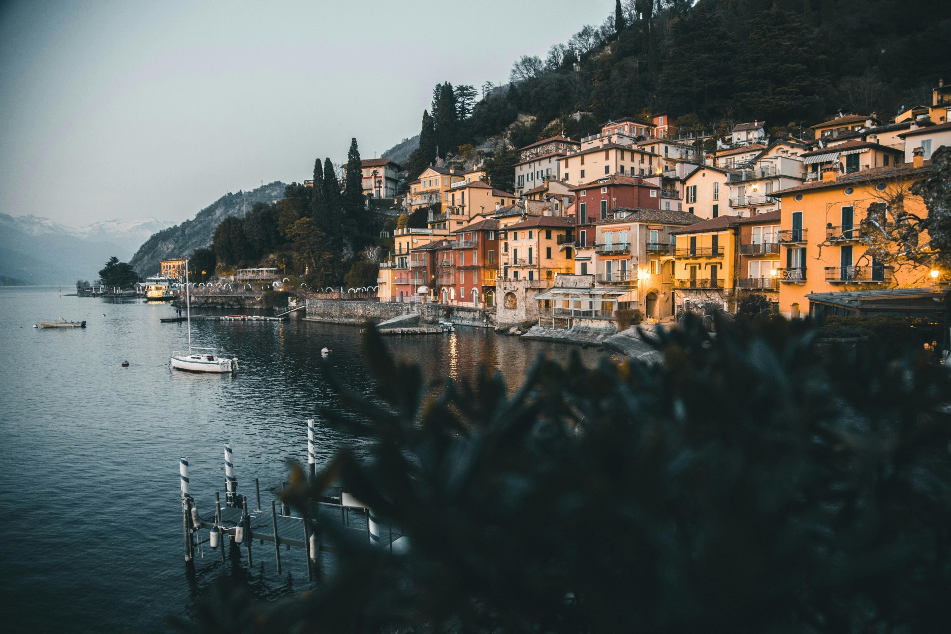 Varenna lakeside town on Lake Como, northern Italy