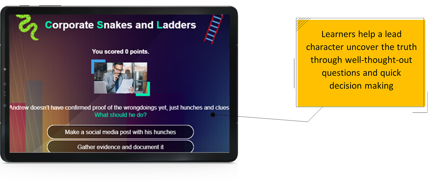 Mobile Learning Example 4 - Story-based Gamification with Negative and Positive Reinforcements 2