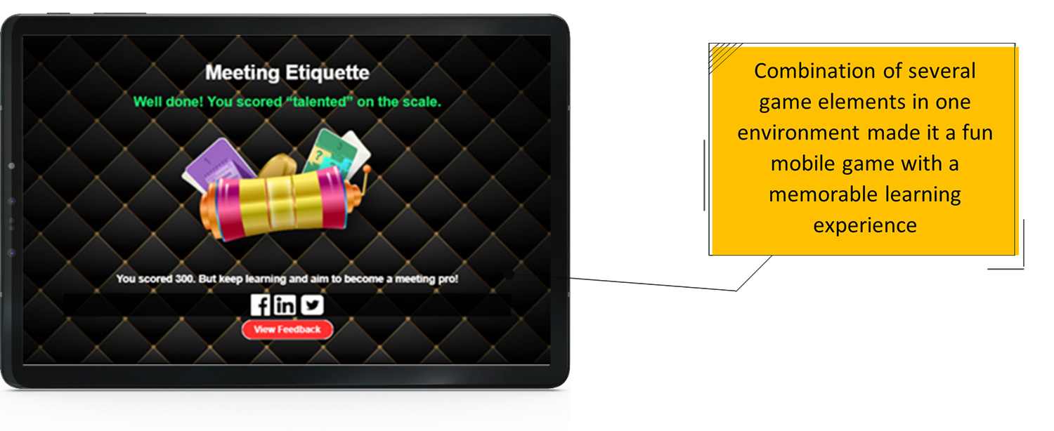 Mobile Learning Example 3 - Creative Mobile Learning with Gamification for Etiquette Training 2