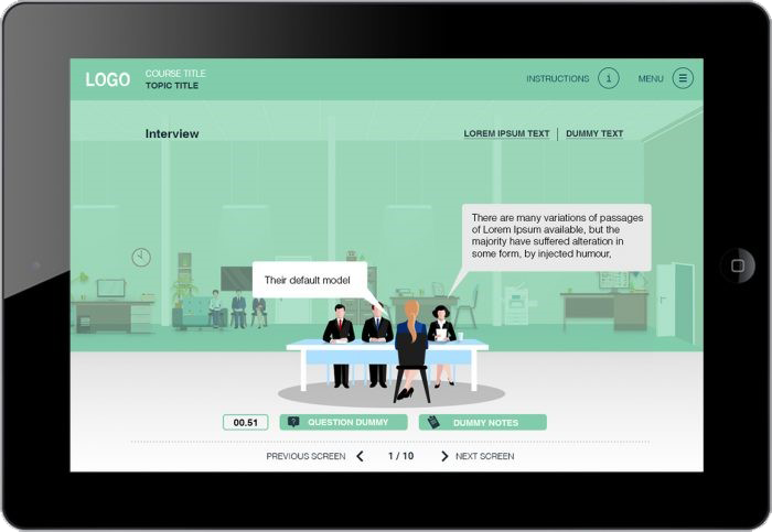 Example 4: Gamification in Soft Skills Training-Scenario 1