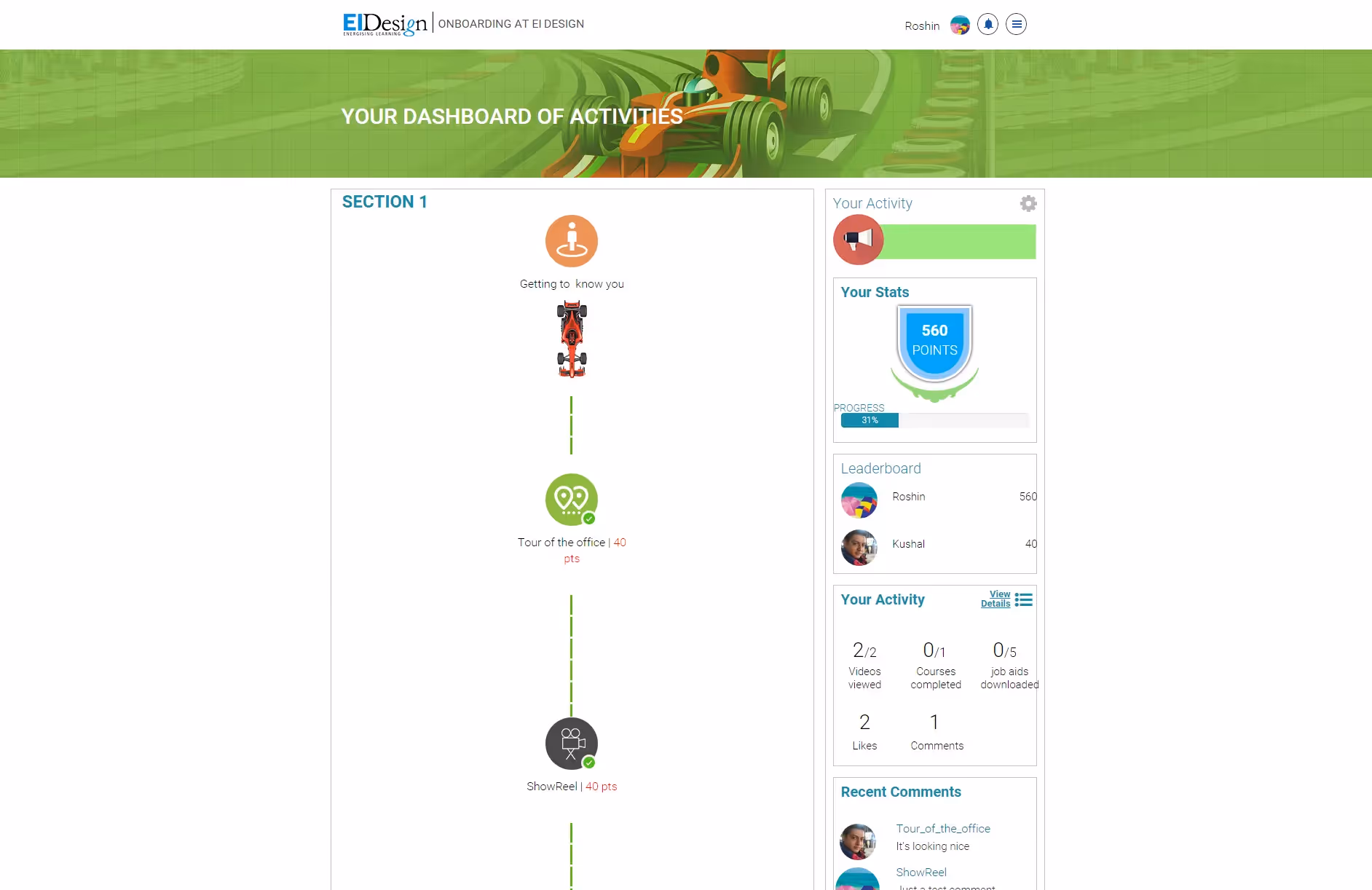Induction and Onboarding Example