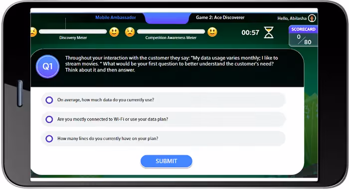 Example 2 :Product Sales Training for Call Center Representatives-Description 2