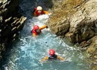 Coasteering - Croyde  - Point breaks