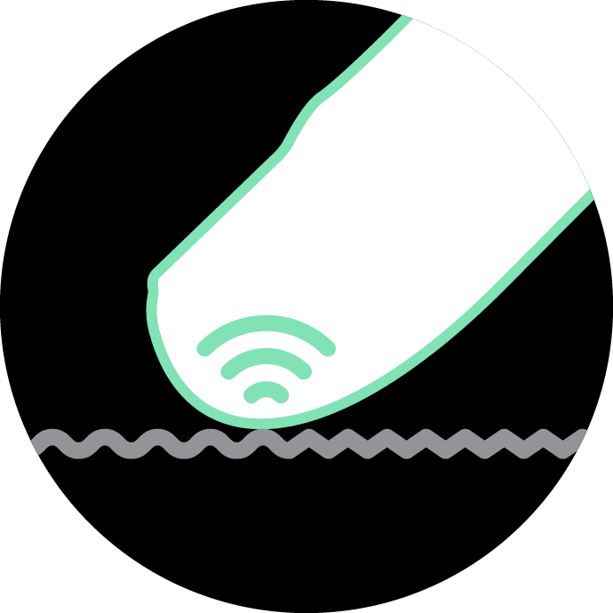 Sensitive touch illustration