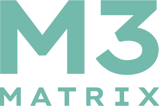 The M3 Matrix Logo in green