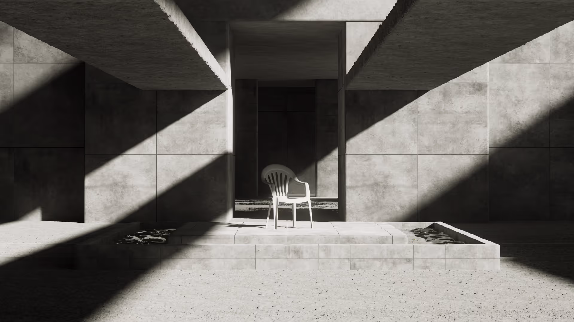 Colorful geometric shapes including circles, hexagons, and squares arranged in spiraling patterns on a light background.