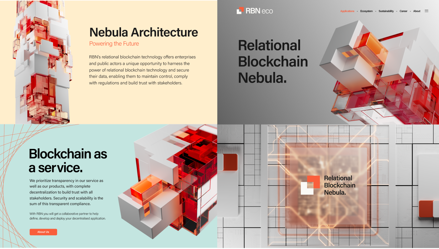 3D red geometric abstract shape with pixelated distortion on a light background.