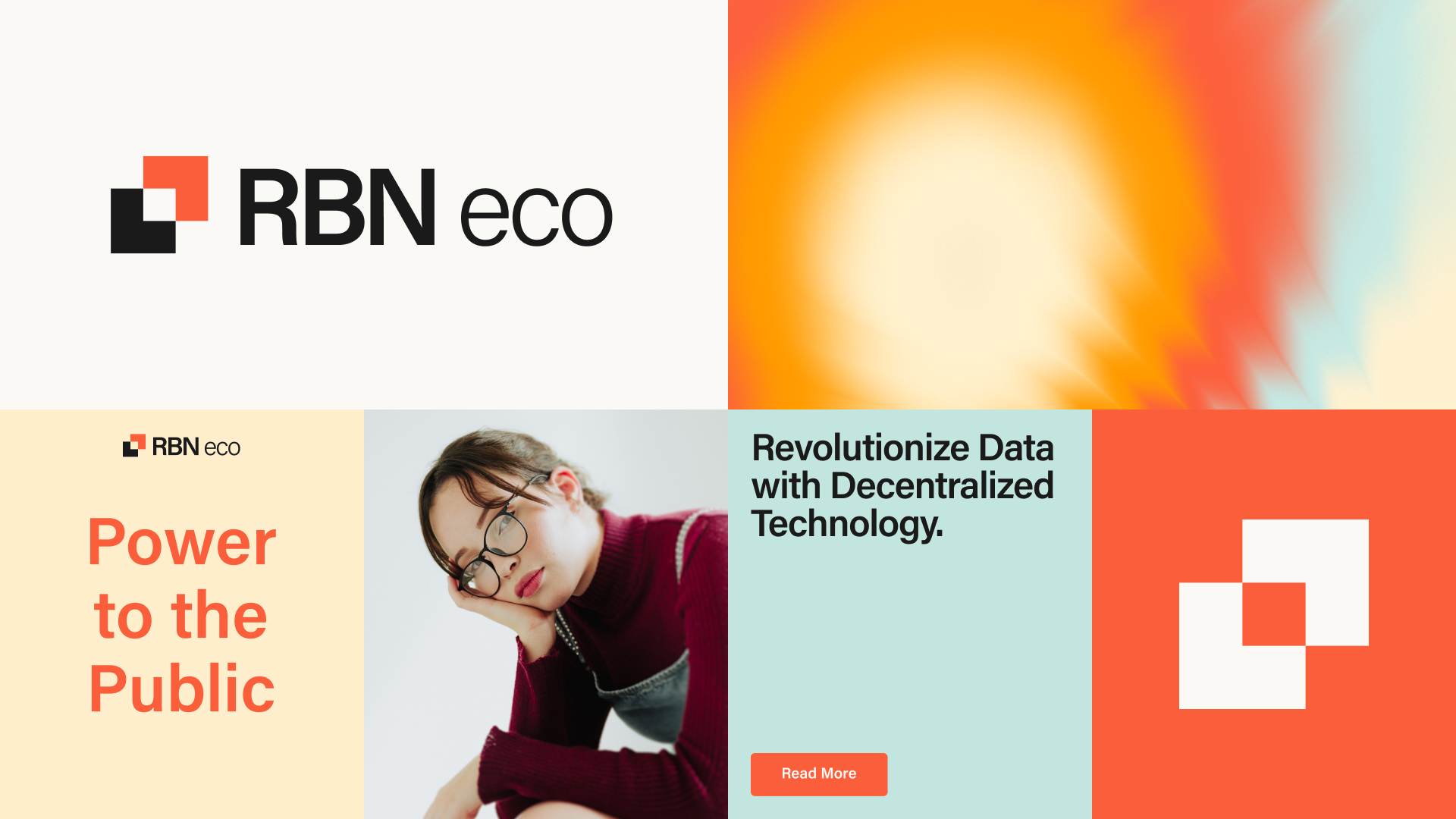 3D illustration of colorful spheres and discs floating in a circular formation against a purple background.