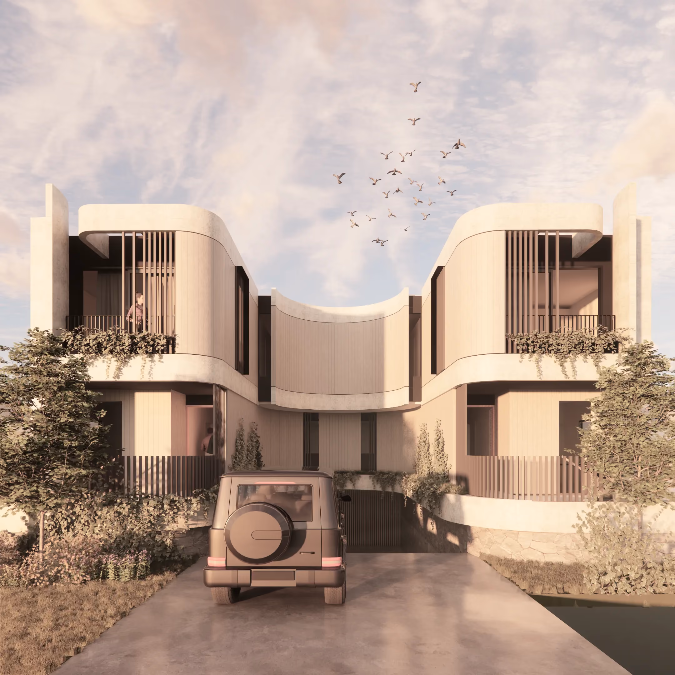 Warana multi-residential architecture -- Oceanic Terrace Homes