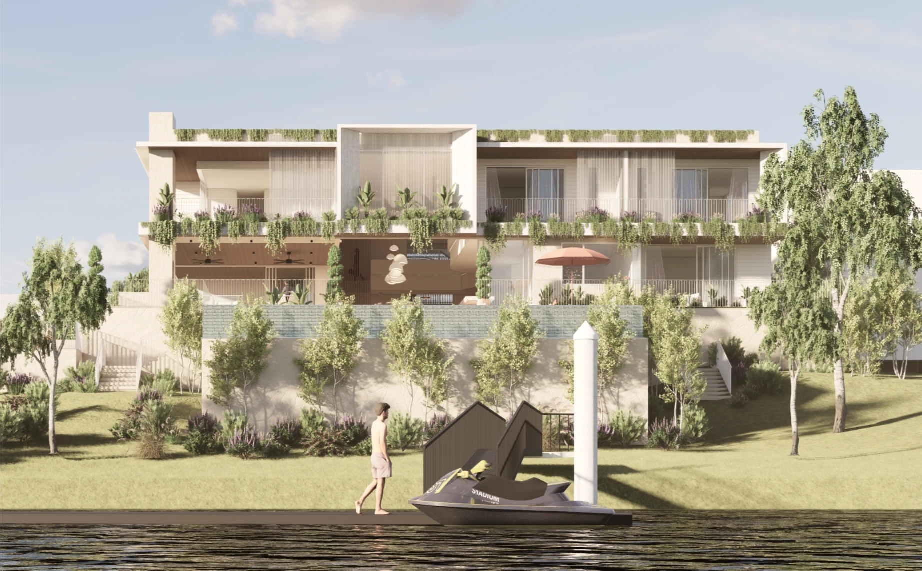 River residential architecture - River House