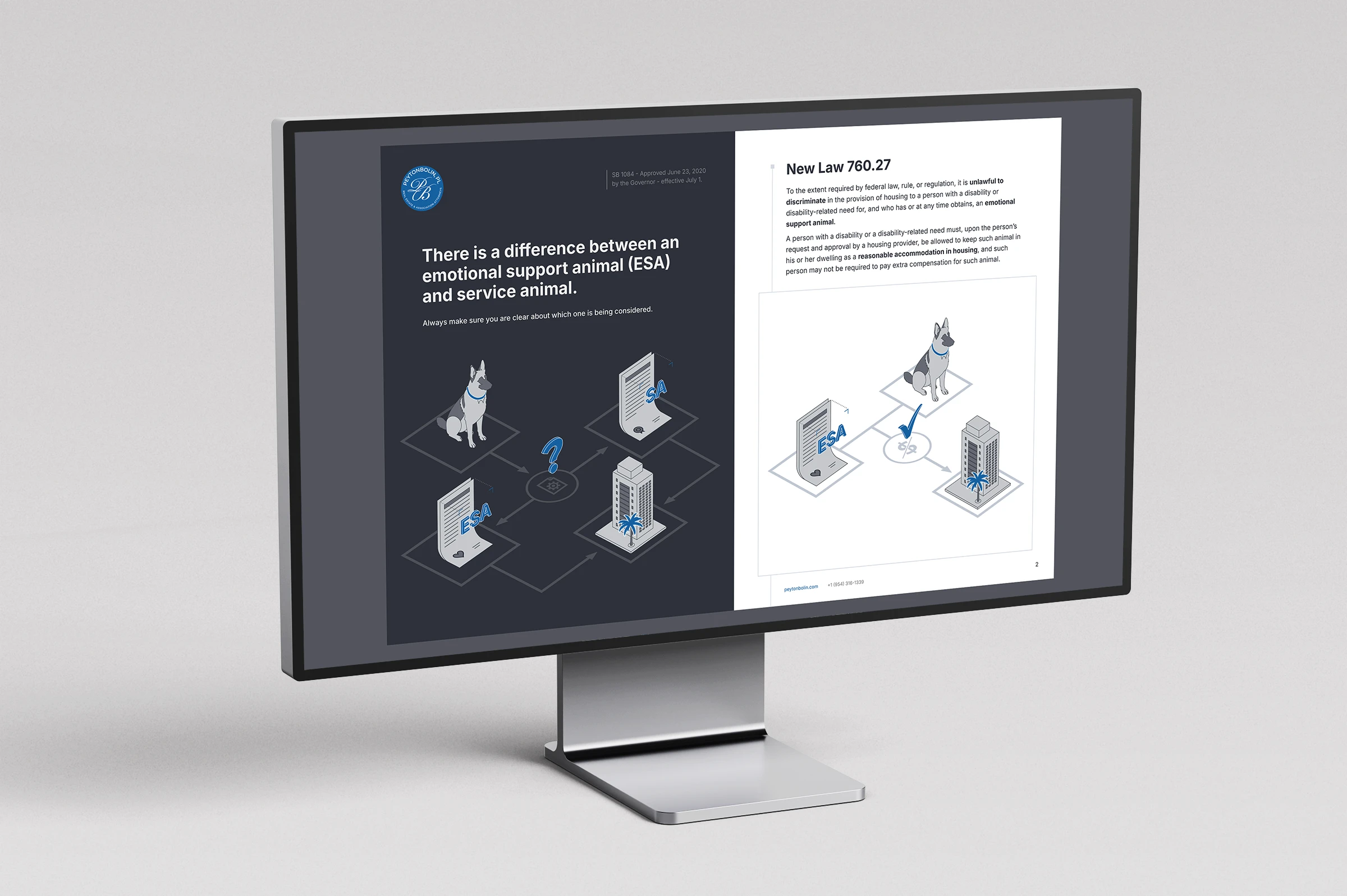 Final legal infographic displayed in a digital format showing structured and accessible housing rights information