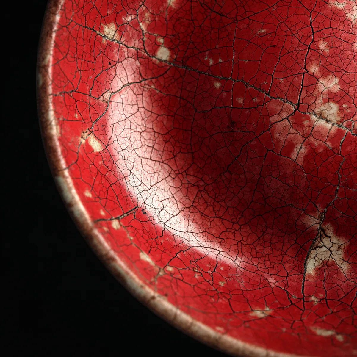 Fired copper-red ware from a partner studio