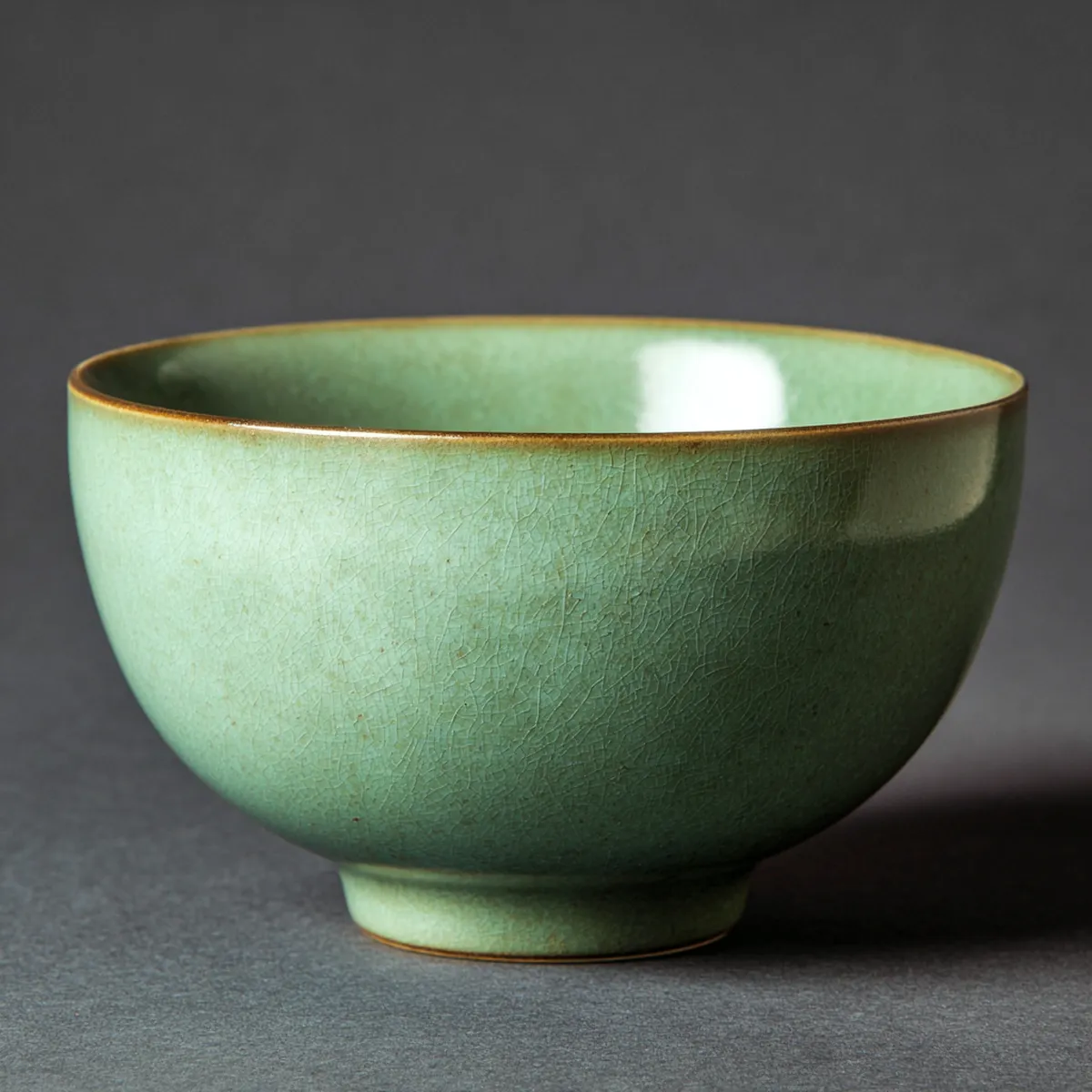 Celadon base glaze — iron-bearing reduction-fired glaze