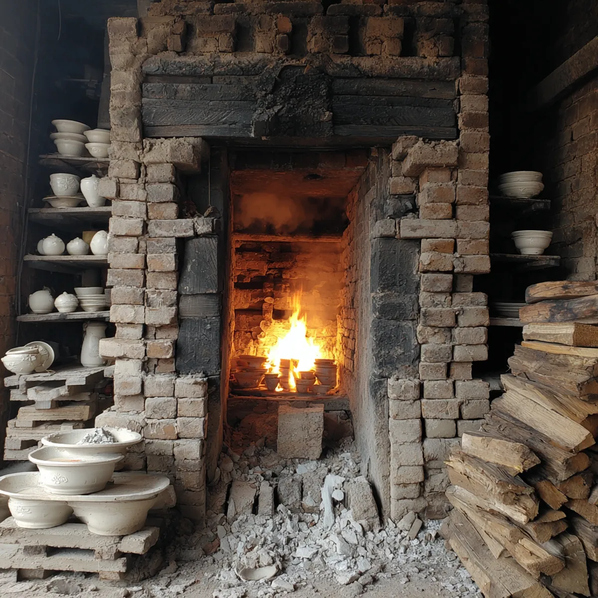 Traditional wood-fired kiln, revived in the Reform Era