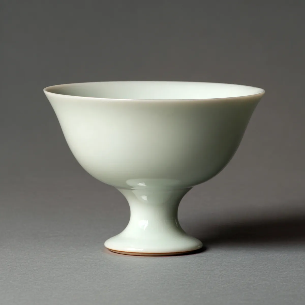 Tianbai stem cup form study — Jingdezhen porcelain