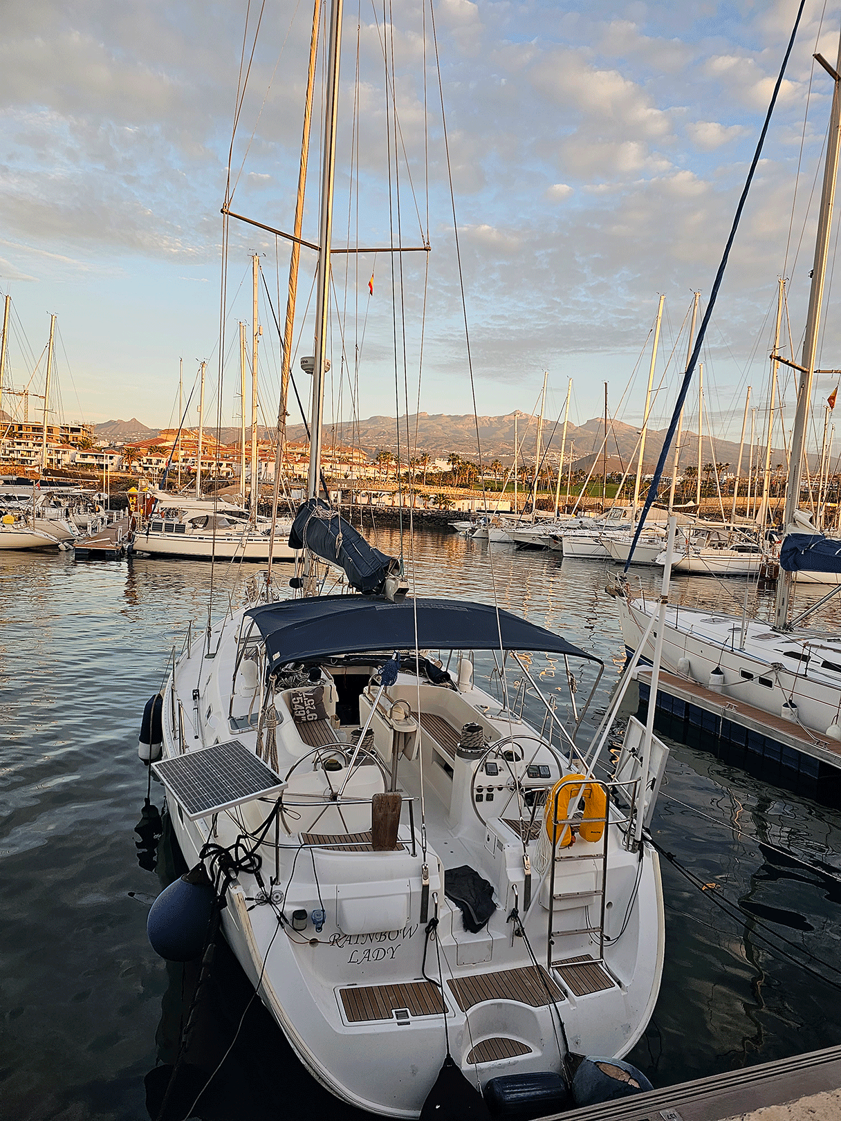 [background image] image of aerial view over a popular travel destination (for a travel agency)