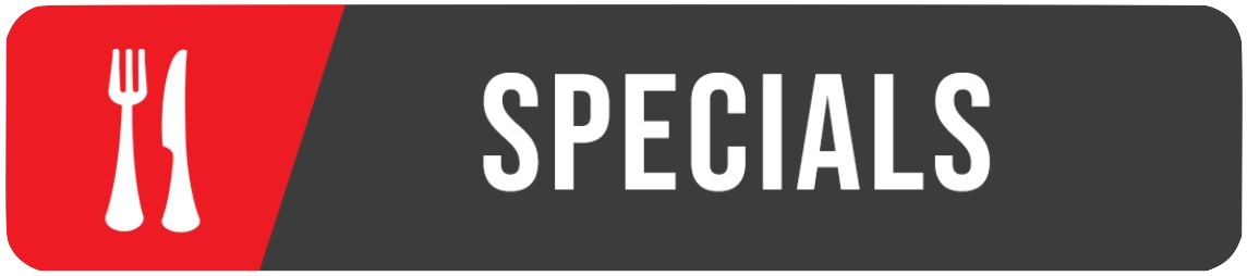 Heavenly Pizza Button: Specials