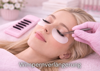 Wimpernverlängerung 1:1 bis 7D Technik mit UV-System in Quakenbrück
