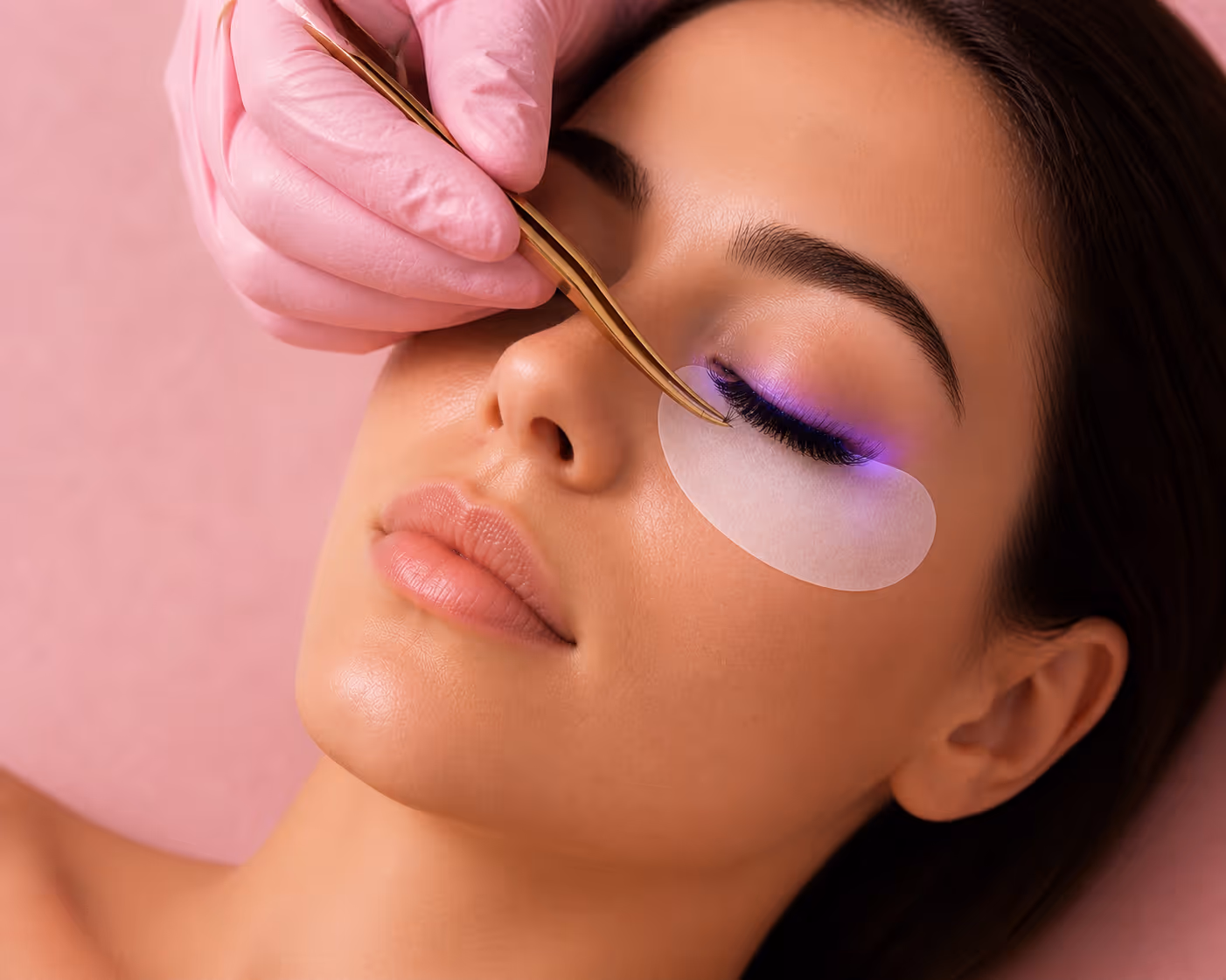 Wimpernverlängerung 1:1 bis 7D Technik mit UV-System in Quakenbrück