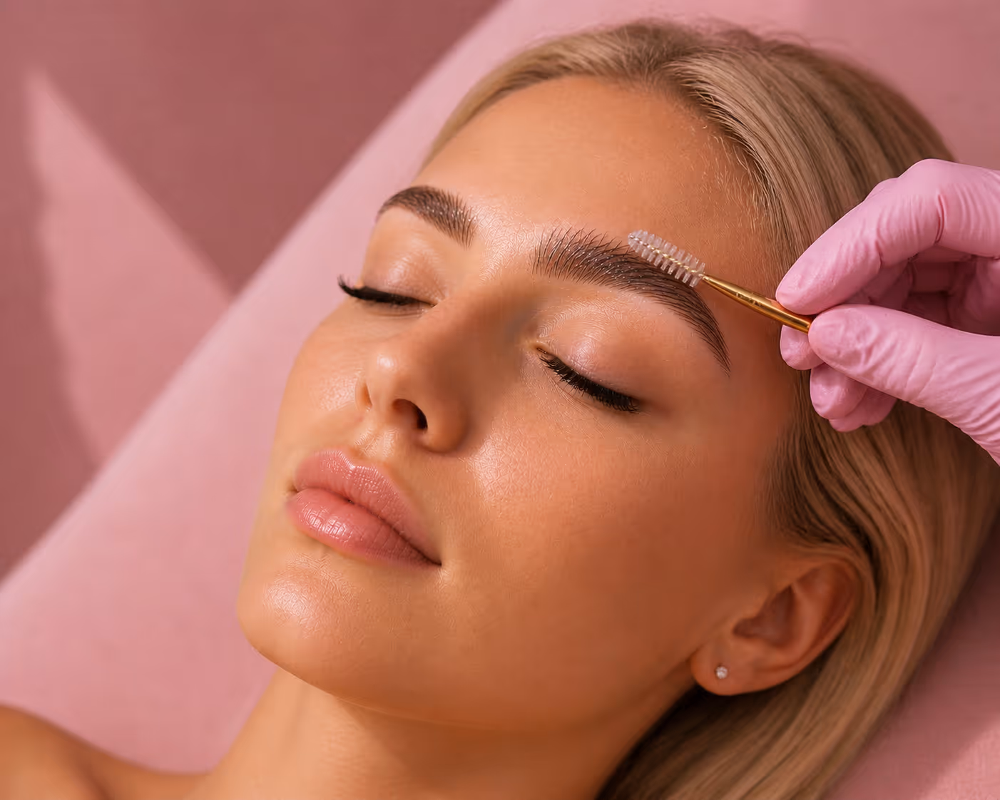 Augenbrauenstyling und Wimpernbehandlungen im Kosmetikstudio LucoROSE