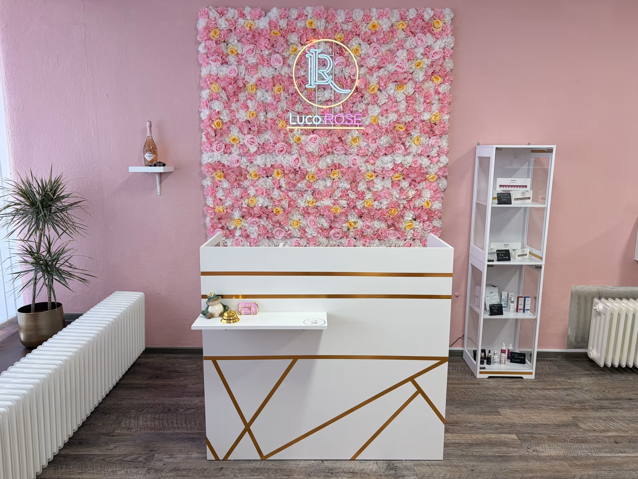 Salonbereich im LucoROSE Kosmetikstudio