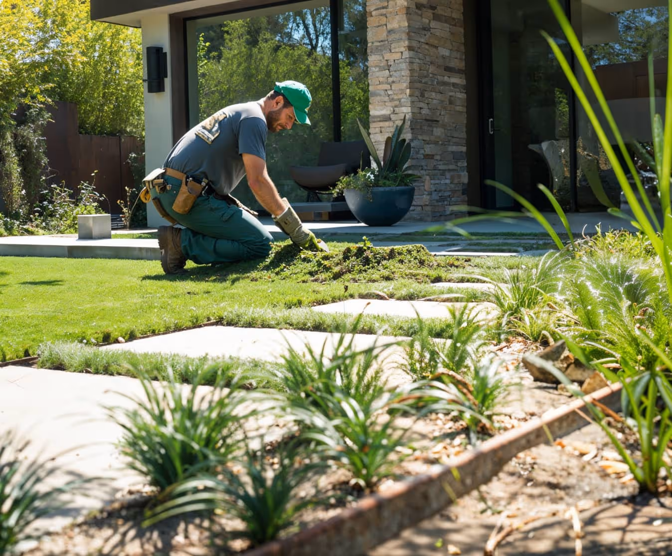 Watch the Video - Landscaping X Webflow Template